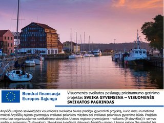ANYKŠČIŲ RAJONO SAVIVALDYBĖS VISUOMENĖS SVEIKATOS BIURAS PRADĖJO ĮGYVENDINTI PROJEKTĄ „SVEIKA...