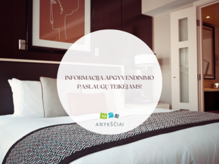 Informacija apgyvendinimo paslaugų teikėjams!