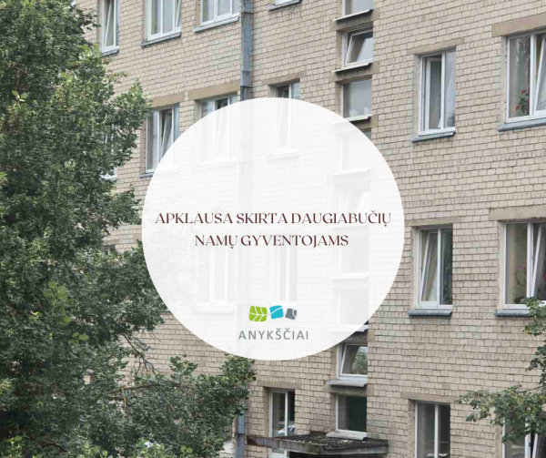 Apklausa skirta daugiabučių namų gyventojams