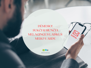 Dėmesio! Sukčiai siunčia melagingus laiškus mero vardu