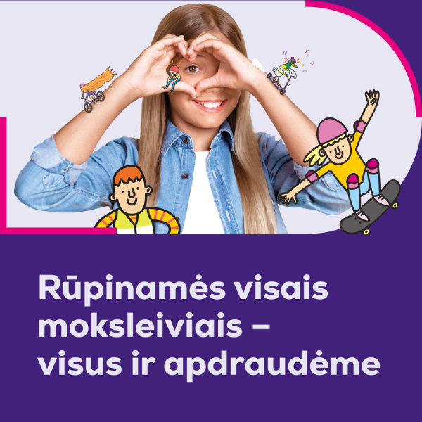 „Lietuvos draudimo“ akcija „Apsaugok mane“: rugsėjį Anykščių rajone vėl bus apdrausti visi...