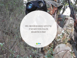 Dėl medžiojamųjų gyvūnų padarytos žalos registravimo