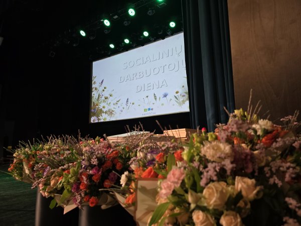 Paminėta socialinių darbuotojų diena Anykščiuose