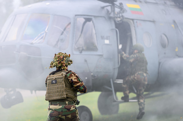 Anykščiuose surengtos Utenos apskrities šaulių vertinamosios pratybos „Saugūs Anykščiai ’25“