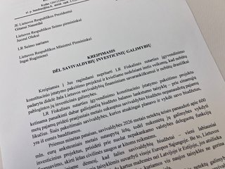 Finansų ministerija raginama nebloginti savivaldybių galimybių investuoti