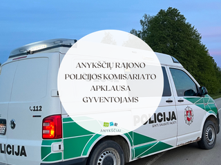 Anykščių rajono policijos komisariato apklausa gyventojams