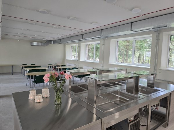 Anykščių A. Vienuolio progimnazijoje baigtas valgyklos kapitalinis remontas