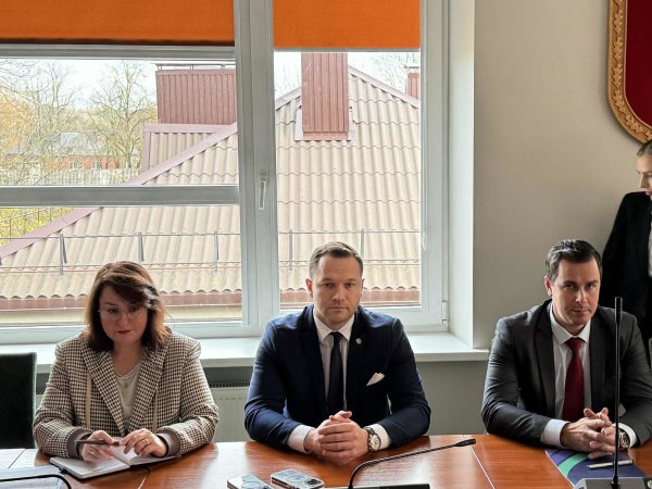 LR ekonomikos ir inovacijų ministro Edvino Grikšo vizitas Anykščiuose