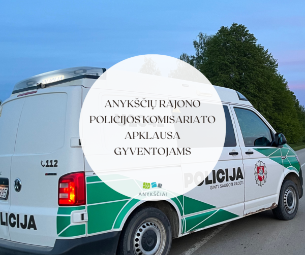 Anykščių rajono policijos komisariato apklausa gyventojams