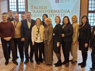 Anykščių atstovai – šalies seminare apie žaliąją transformaciją ir miestų pokyčius