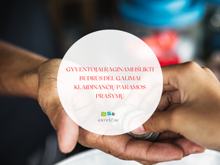 Gyventojai raginami išlikti budrūs dėl galimai klaidinančių paramos prašymų