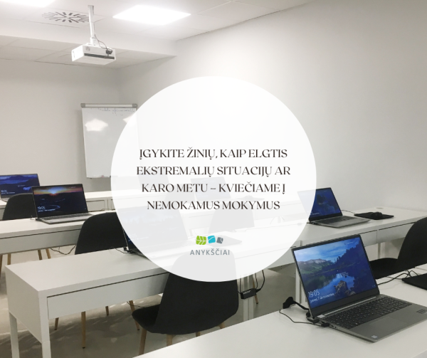 Įgykite žinių, kaip elgtis ekstremalių situacijų ar karo metu – kviečiame į nemokamus mokymus