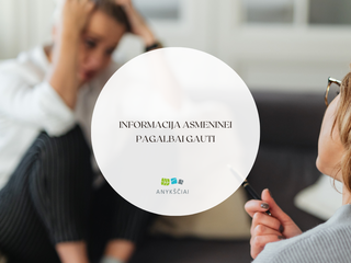 INFORMACIJA ASMENINEI PAGALBAI GAUTI