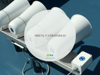 SIRENŲ PATIKRINIMAS