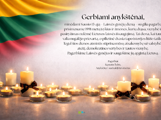 Savivaldybės mero sveikinimas Laisvės gynėjų dienos proga!