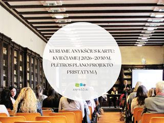 Kuriame Anykščius kartu: kviečiame į 2026–2030 m. plėtros plano projekto pristatymą