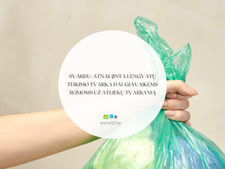 SVARBU: Atnaujinta lengvatų teikimo tvarka daugiavaikėms šeimoms už atliekų tvarkymą