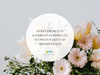 Kviečiame siūlyti kandidatus ordino „Už nuopelnus Lietuvai“ medaliui gauti