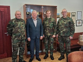 Stiprinamas bendradarbiavimas su Lietuvos šaulių sąjunga: aptarti saugumo ir pilietiškumo klausimai