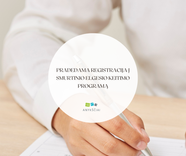 Pradedama registracija į smurtinio elgesio keitimo programą