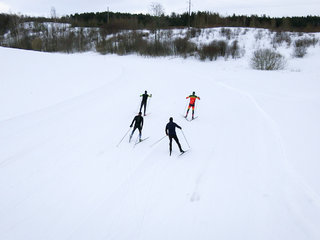 Vos grįžęs į gimtuosius Anykščius, Vytautas Strolia išbandė būsimo slidinėjimo maratono trasą