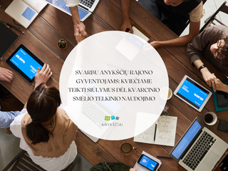 Svarbu Anykščių rajono gyventojams: kviečiame teikti siūlymus dėl kvarcinio smėlio telkinio...