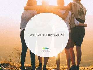 Kviečiame teikti paraiškas