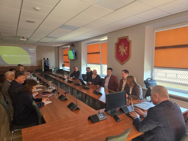 Įvyko darbinis susitikimas dėl Anykščių užtvankos rekonstrukcijos projekto eigos