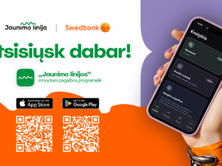 „Jaunimo linija“ pristato pirmąją emocinės pagalbos programėlę Lietuvoje!