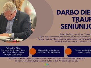 Jūsų balsas svarbus: Susitikime pasikalbėti apie Traupį!