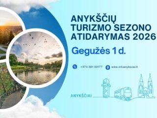 ANYKŠČIAI SKELBIA DIDĮJĮ VASAROS STARTĄ: GEGUŽĖS 1-OJI – DIENA, KAI VIENA DIENA TAPS PER TRUMPA