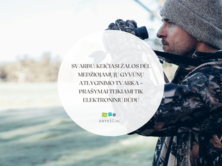 Svarbu: keičiasi žalos dėl medžiojamųjų gyvūnų atlyginimo tvarka – prašymai teikiami tik...