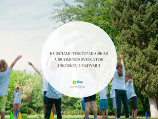 KVIEČIAME TEIKTI PARAIŠKAS VISUOMENĖS SVEIKATOS PROJEKTŲ VYKDYMUI