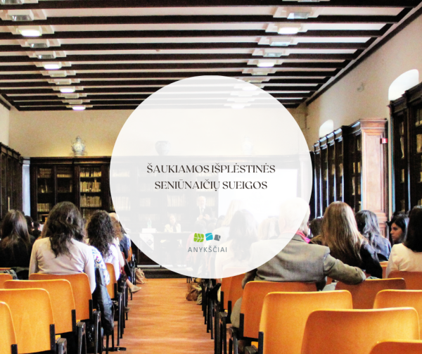 Šaukiamos išplėstinės seniūnaičių sueigos