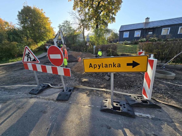 Dėmesio! Balandžio 13–14 d. asfaltuojamos Kalno ir Kęstučio gatvės