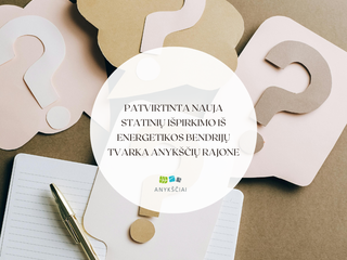 Svarbi informacija gyventojams ir energetikos bendrijoms