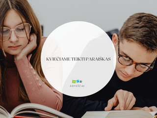 Kviečiame teikti paraiškas