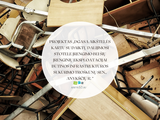 PROJEKTAS „DGASA AIKŠTELĖS KARTU SU DAIKTŲ DALIJIMOSI STOTELE ĮRENGIMO BEI ŠIŲ ĮRENGINIŲ...