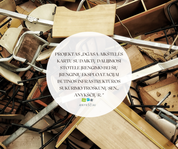 PROJEKTAS „DGASA AIKŠTELĖS KARTU SU DAIKTŲ DALIJIMOSI STOTELE ĮRENGIMO BEI ŠIŲ ĮRENGINIŲ...