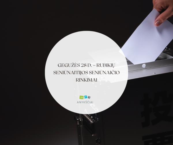 Gegužės 28 d. – Rubikių seniūnaitijos seniūnaičio rinkimai