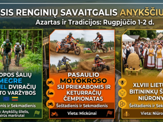Artėjantį savaitgalį Anykščiuose – dideli turistų srautai ir net trys aukščiausio lygio renginiai