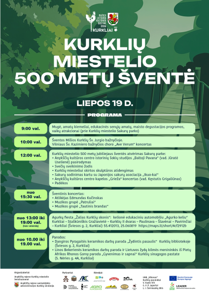 Kurklių miestelis mini išskirtinį pusės tūkstantmečio jubiliejų