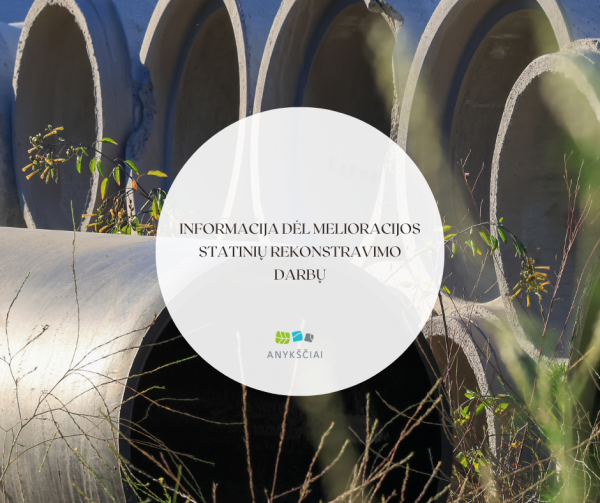 INFORMACIJA DĖL MELIORACIJOS STATINIŲ REKONSTRAVIMO DARBŲ Troškūnų seniūnijos Nausodės kadastro...