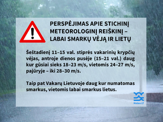 DĖMESIO SVARBUS PRANEŠIMAS 