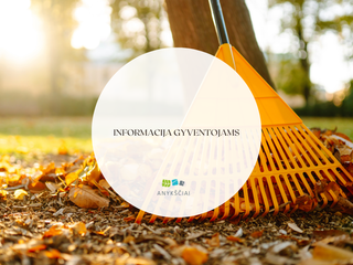 INFORMACIJA GYVENTOJAMS