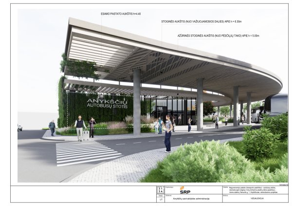 Įgyvendinamas projektas  „Žaliosios infrastruktūros plėtra urbanizuotoje aplinkoje Anykščiuose...