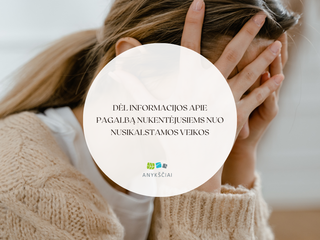 DĖL INFORMACIJOS APIE PAGALBĄ NUKENTĖJUSIEMS NUO NUSIKALSTAMOS VEIKOS