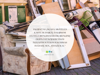 PROJEKTAS „DGASA AIKŠTELĖS KARTU SU DAIKTŲ DALIJIMOSI STOTELE ĮRENGIMAS BEI ŠIŲ ĮRENGINIŲ...