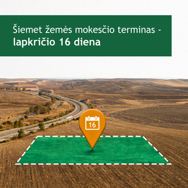 Iki lapkričio 16 d. Utenos apskrities žemės savininkai turi sumokėti 2,7 mln. eurų 