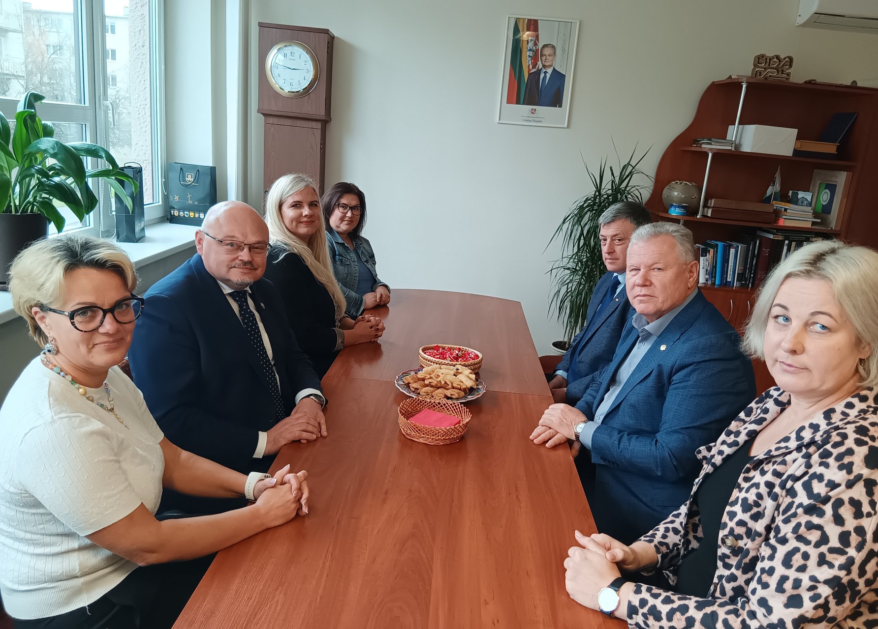 Pakruojo ir Anykščių raj. savivaldybių delegacijos